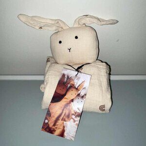 Kids Cuddle Bunny Blanket – Soft Muslin Fabric – NEW WITH TAG – Cream colour
